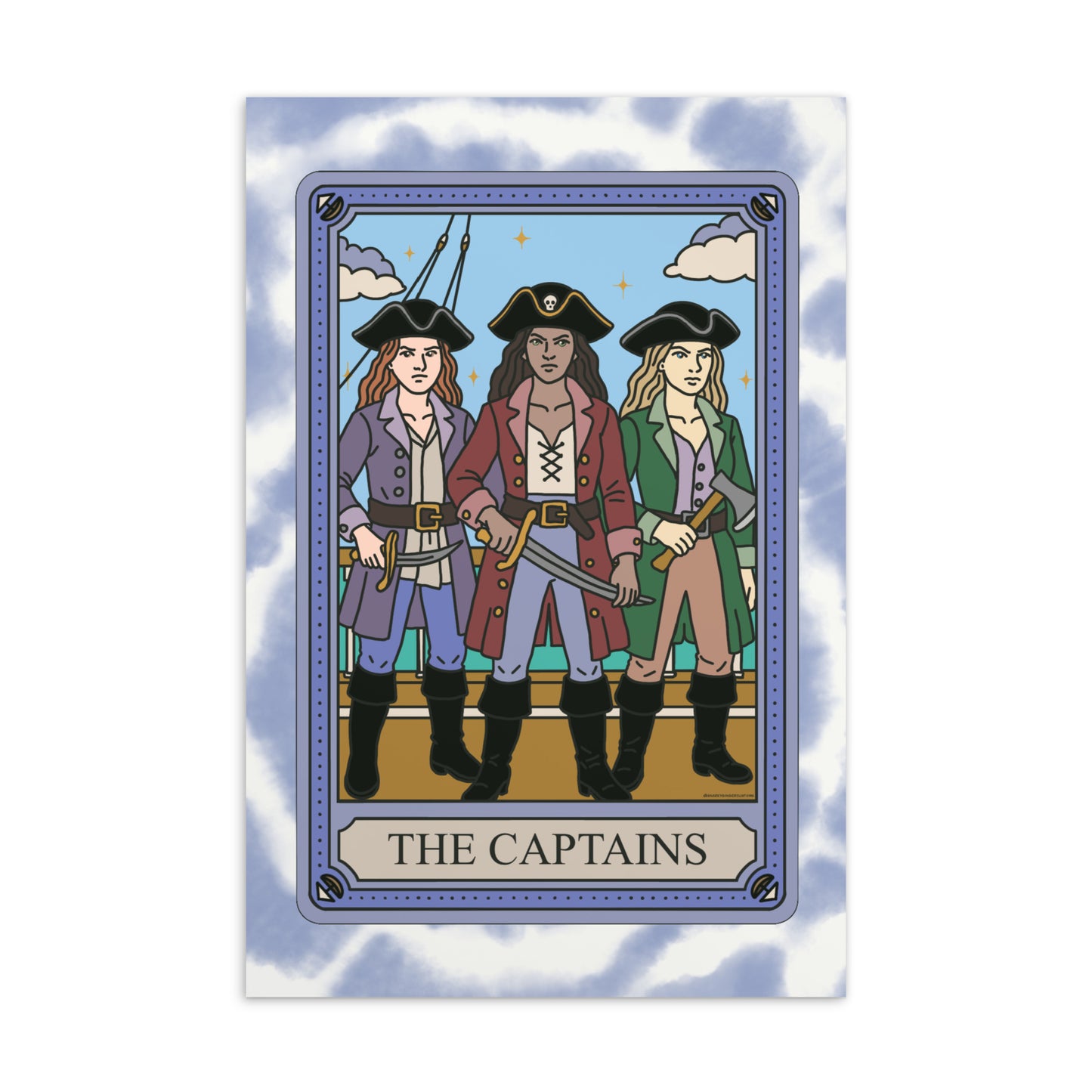 Tarot Trad Set Postcard Set of 7