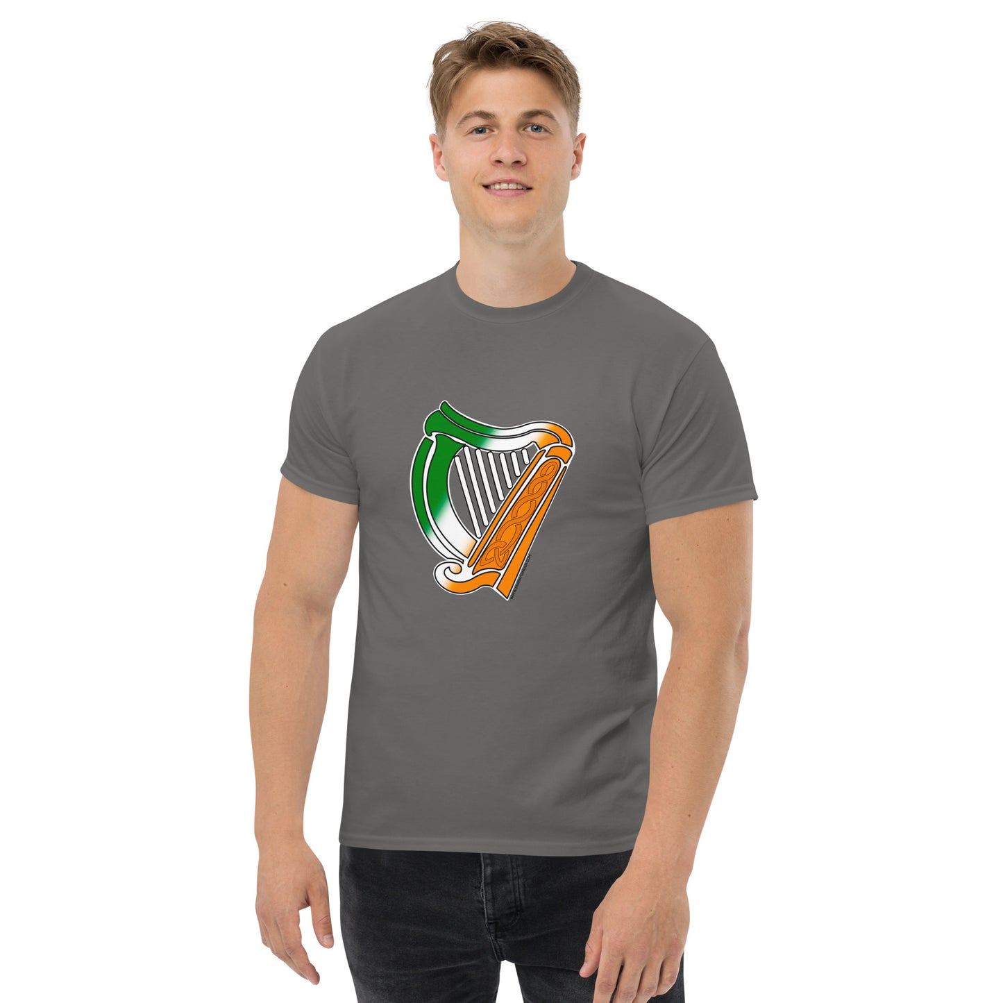 Irish Flag Harp T-shirt
