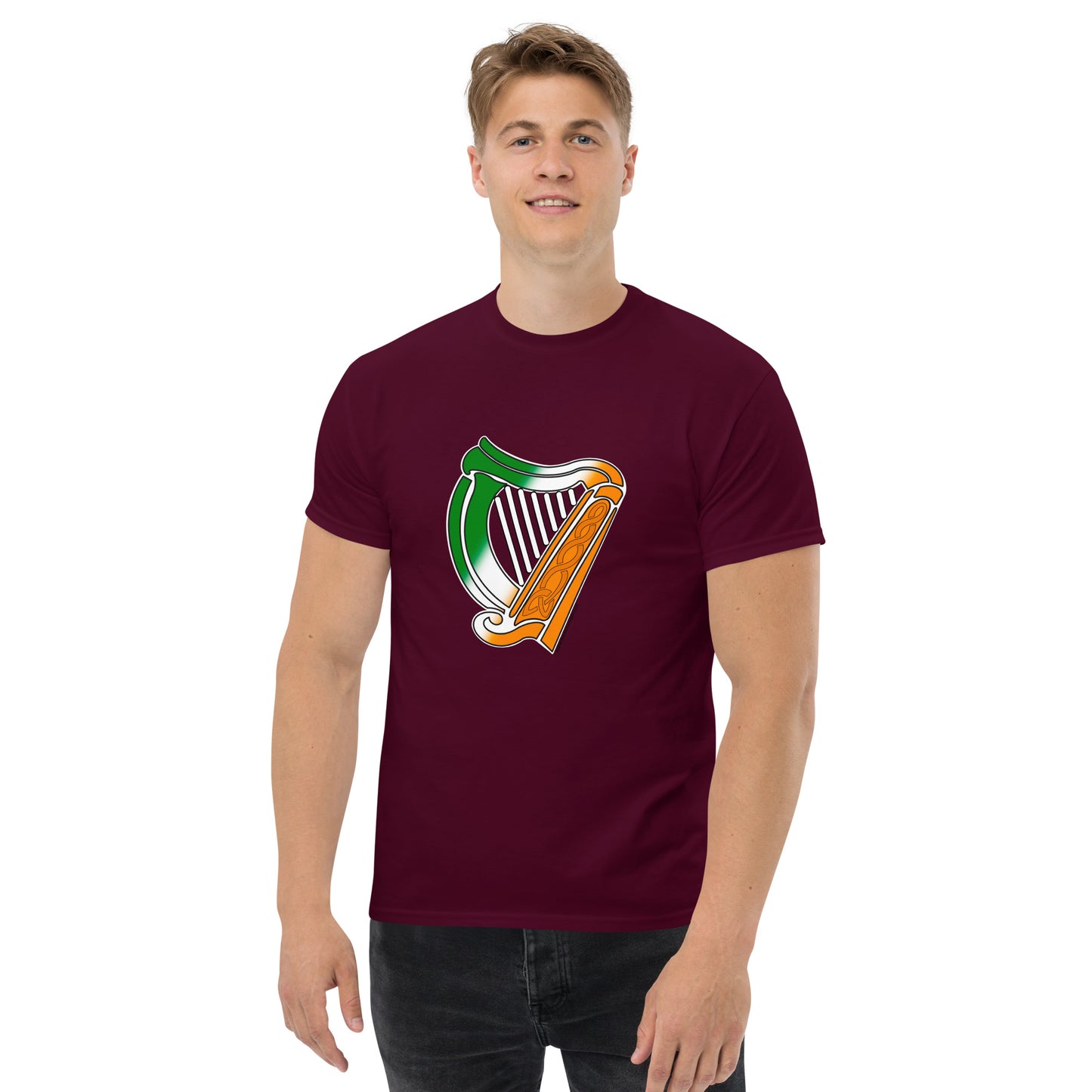 Irish Flag Harp T-shirt