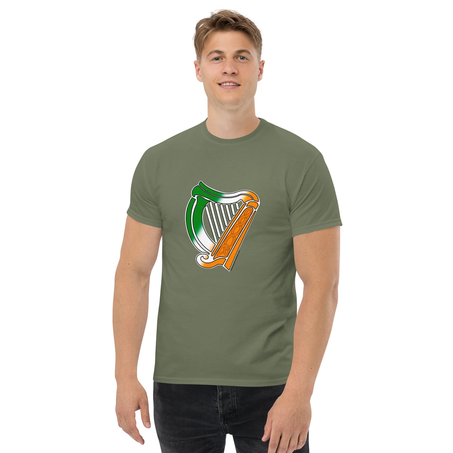 Irish Flag Harp T-shirt