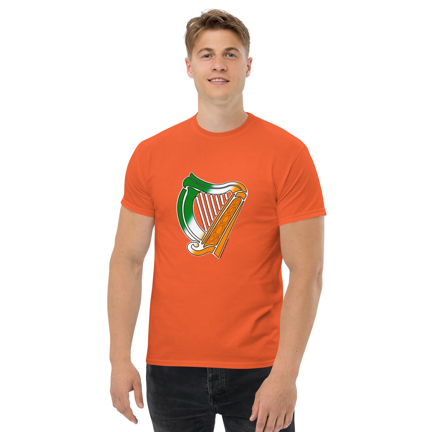 Irish Flag Harp T-shirt