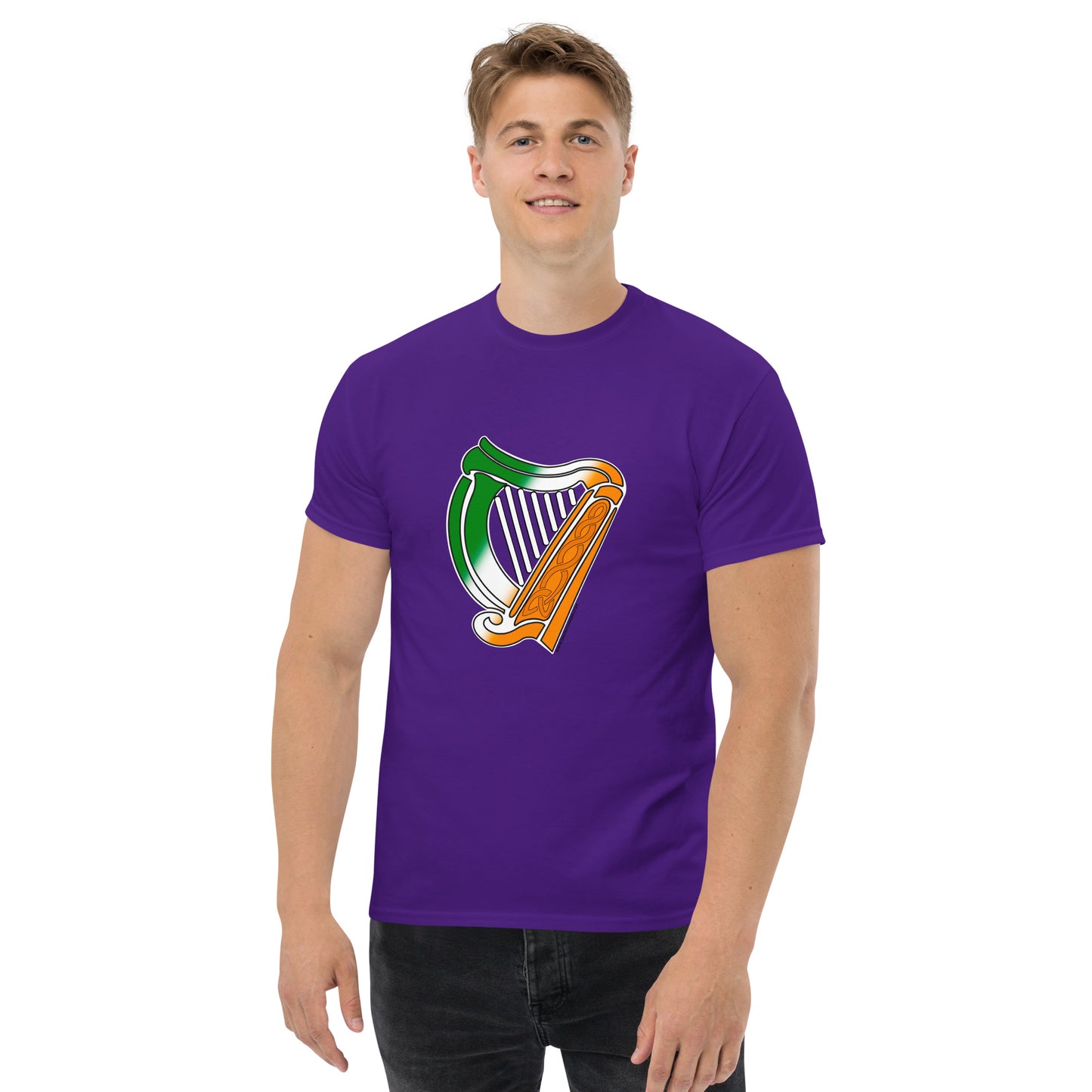 Irish Flag Harp T-shirt