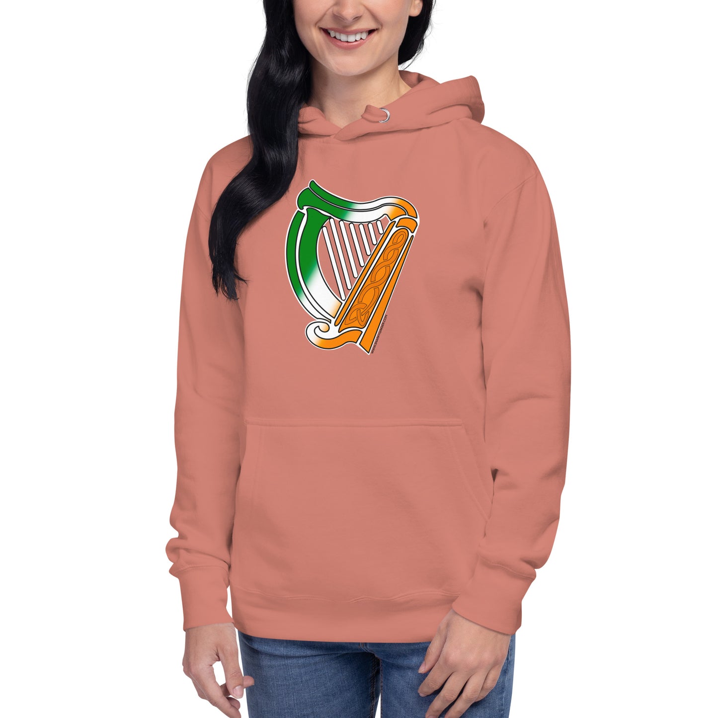 Irish Flag Harp Unisex Hoodie