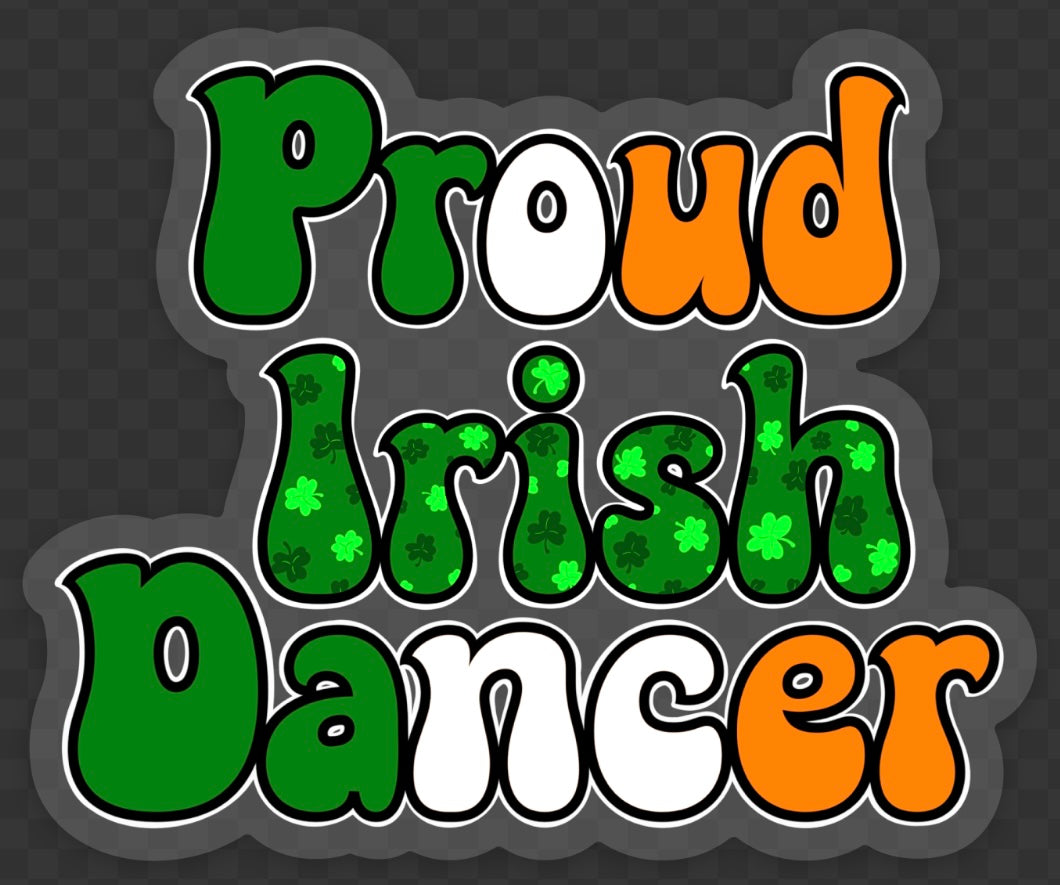 Irish Flag Styled Stickers