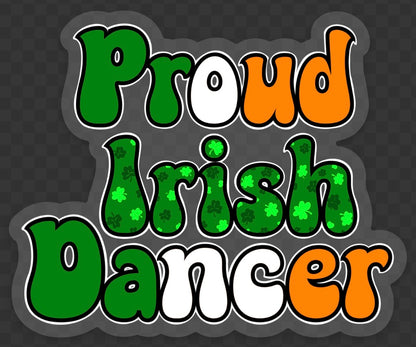 Irish Flag Styled Stickers