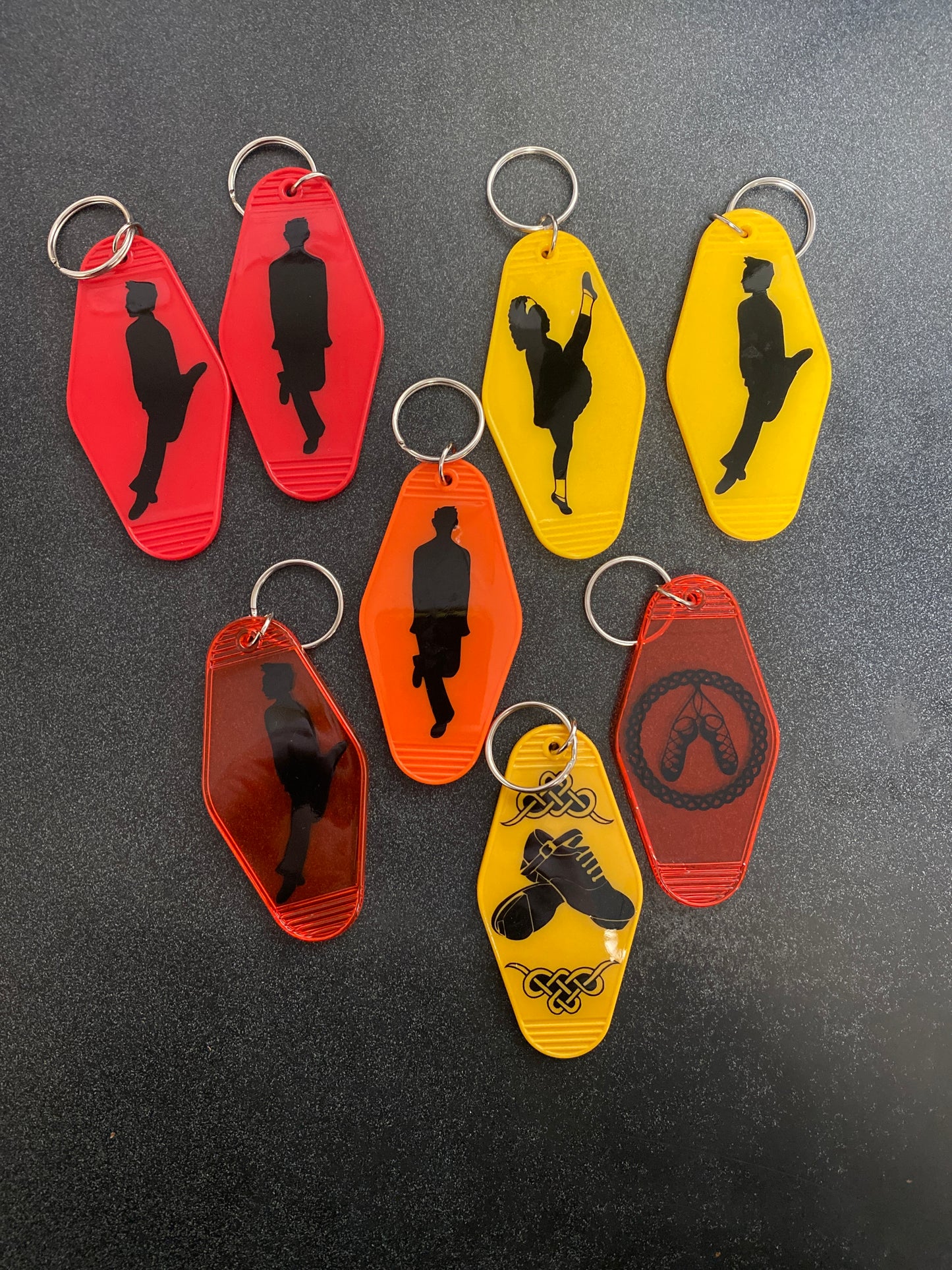 Irish Dance Keychain: High Kick/ Motel Style