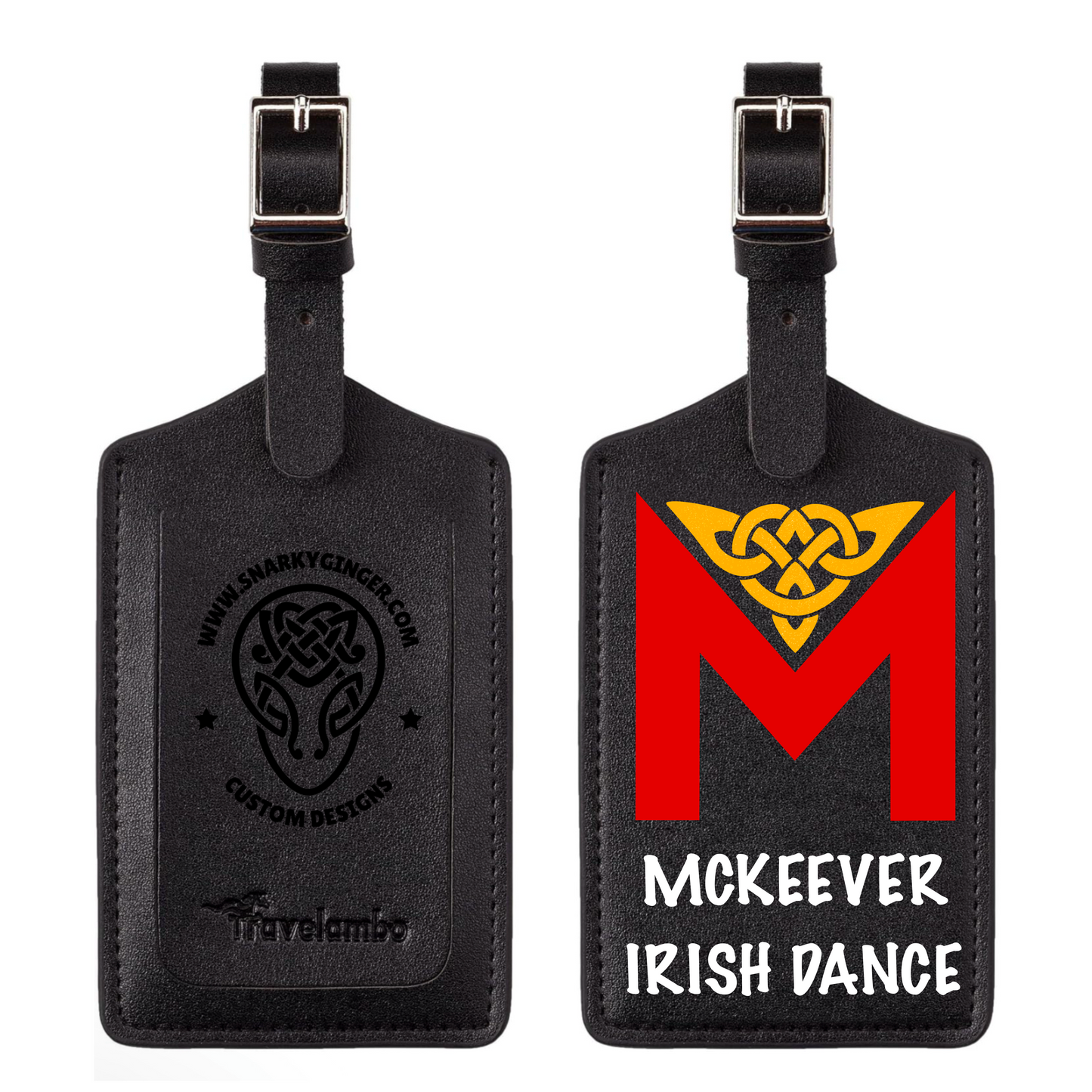 Custom Dance School Luggage Tag