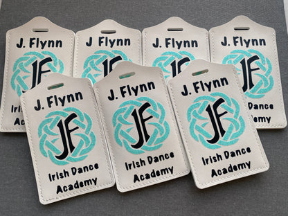 Custom Dance School Luggage Tag