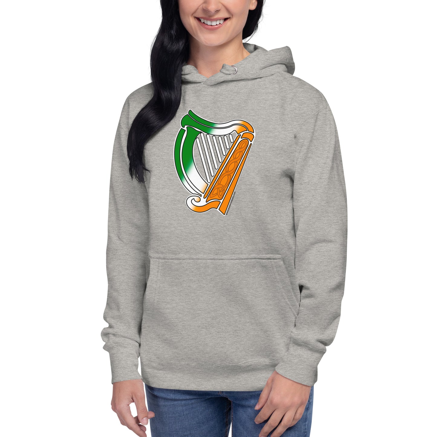 Irish Flag Harp Unisex Hoodie