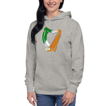 Irish Flag Harp Unisex Hoodie