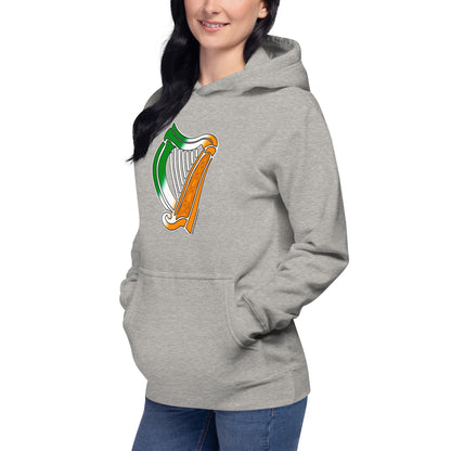 Irish Flag Harp Unisex Hoodie