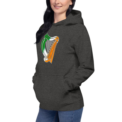 Irish Flag Harp Unisex Hoodie