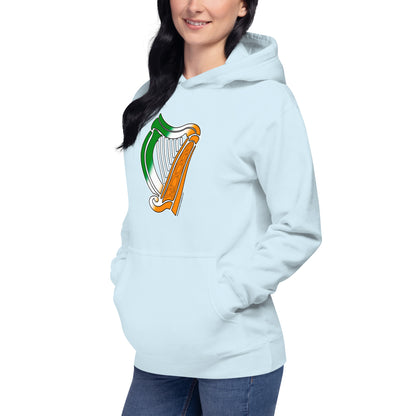 Irish Flag Harp Unisex Hoodie