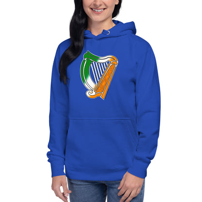 Irish Flag Harp Unisex Hoodie