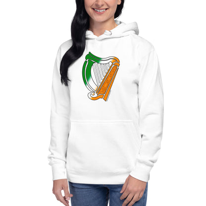 Irish Flag Harp Unisex Hoodie